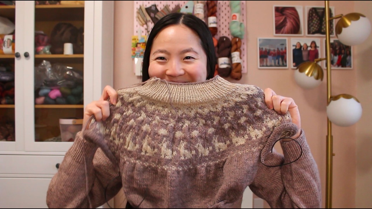 arieknits Ep. 148 - Getting Back Into Colorwork With The Saskie Sweater!
