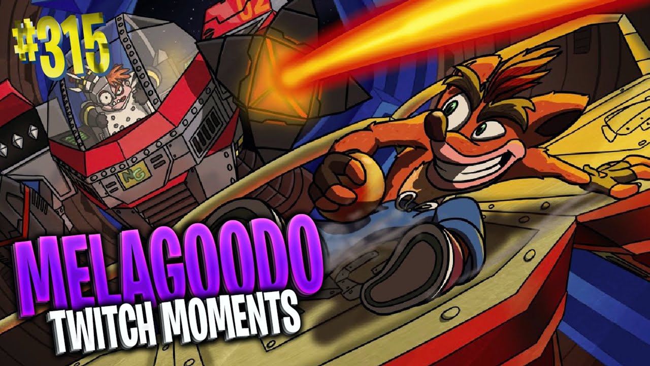 QUANTO PUOI SCLERARE SU CRASH? SI. | Melagoodo Twitch Moments [ITA] #315
