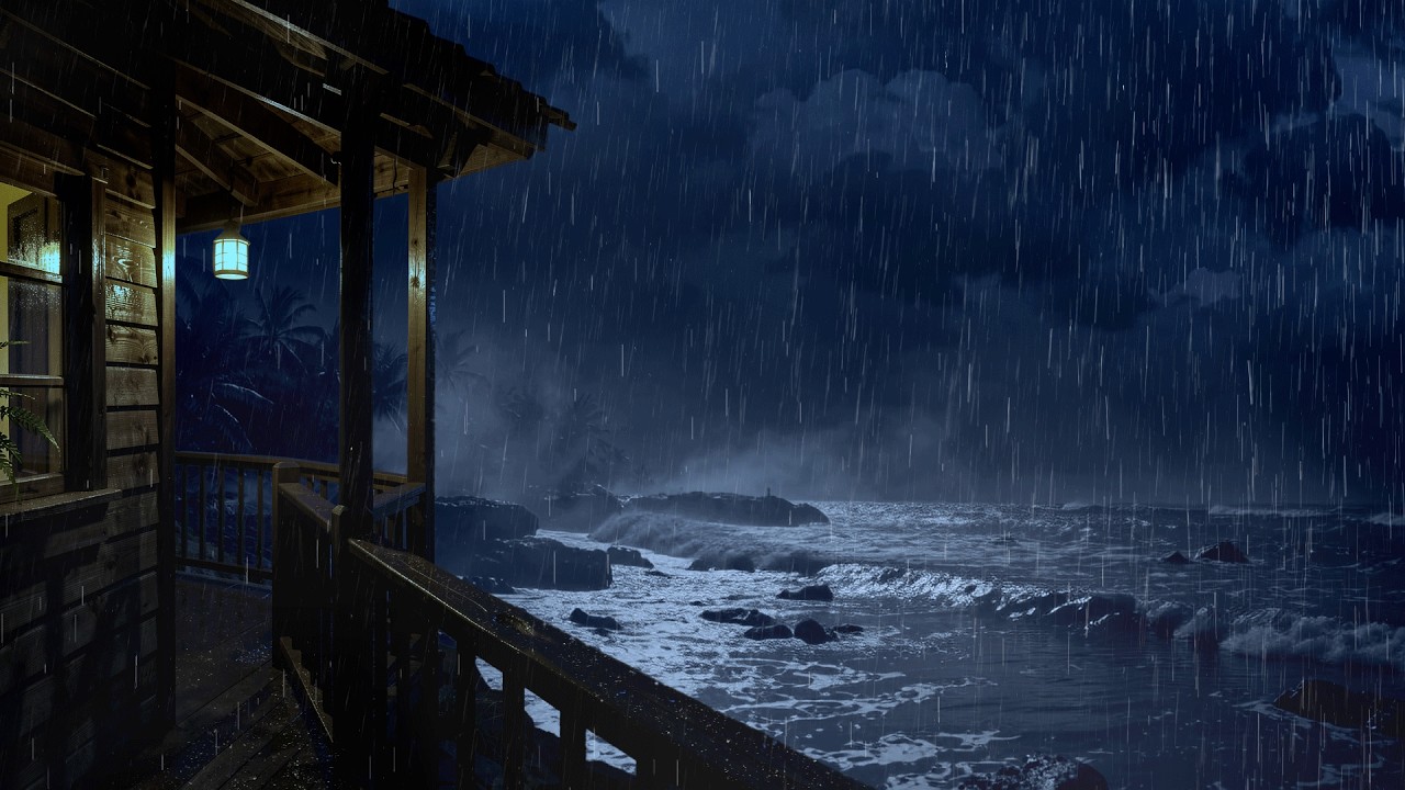 Night Outside the Seaside Cabin - Heavy Rain’s Whispered Lullaby That Pulls You Into Night’s Embrace