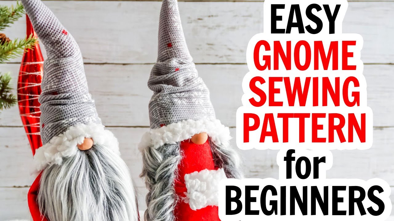 Scandinavian Gnome Sewing Pattern / Elegant Christmas Gnome / DIY Christmas Gnome / DIY Gnome