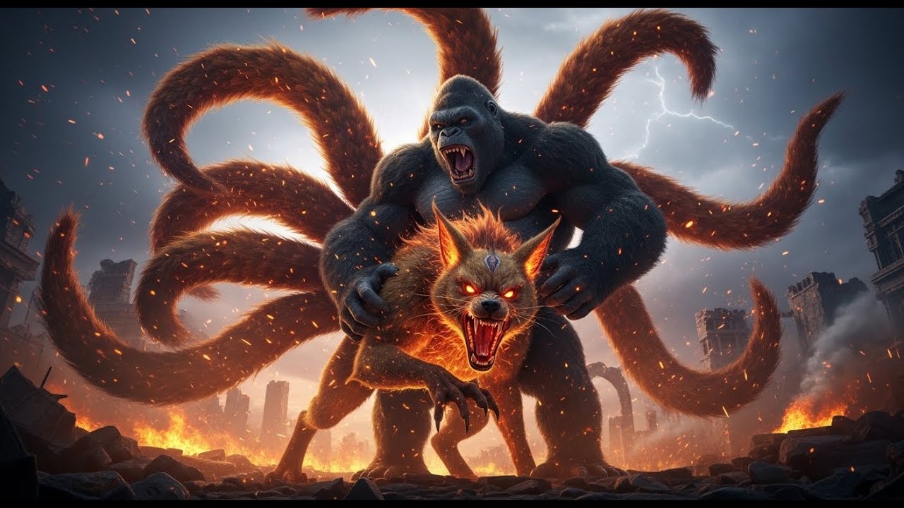 the beast unleashed kong successfully restored order from the nine tailed fox