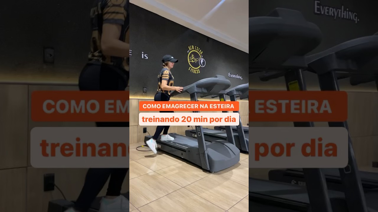 Treino para emagrecer na esteira!