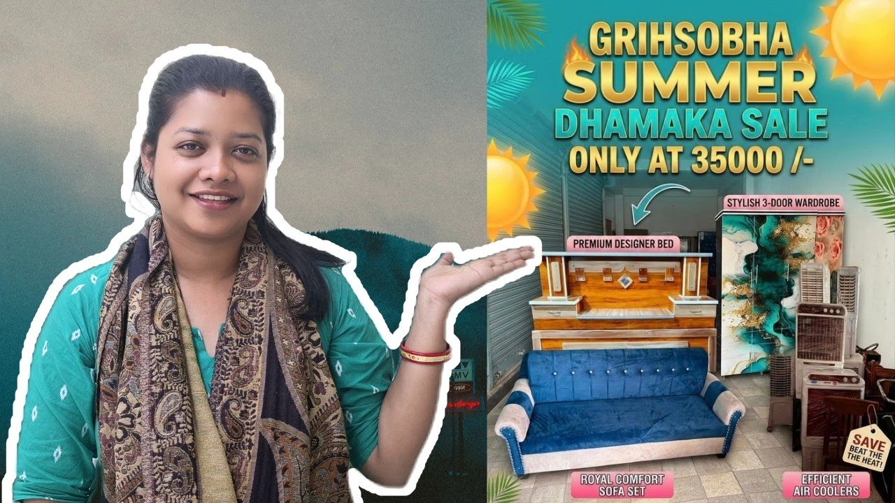 Grihsobha summer dhamaka sale || Only at 35000/-