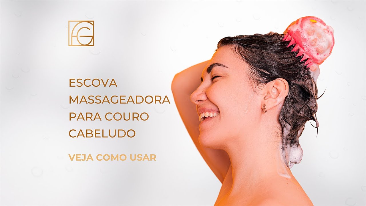 ESCOVA MASSAGEADORA DE COURO CABELUDO - SAIBA COMO USAR!