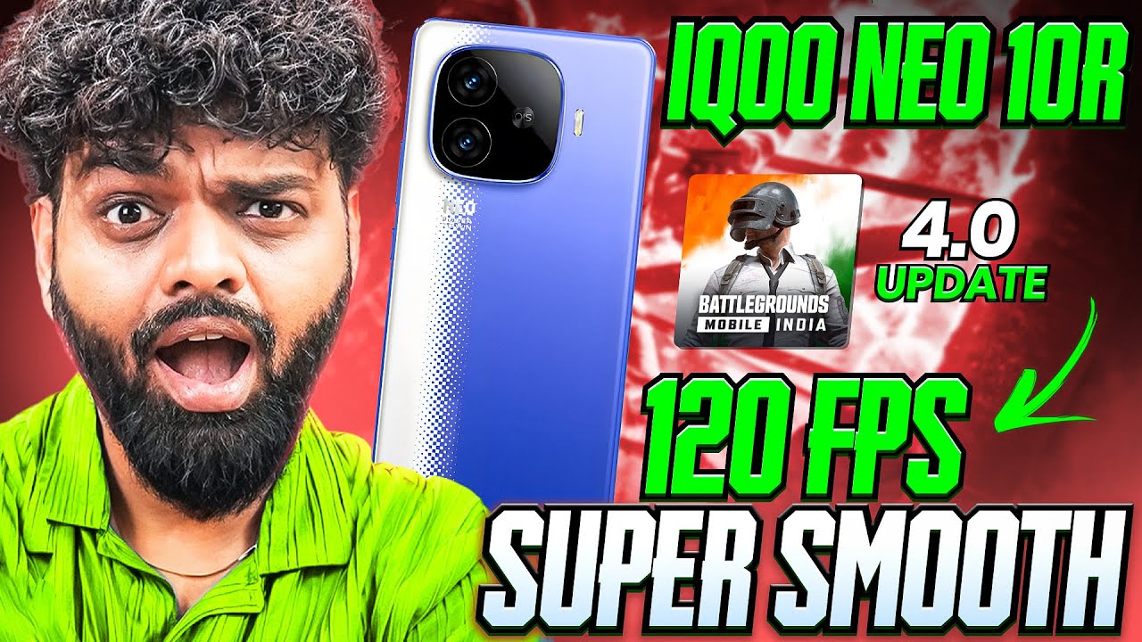 iQOO Neo 10R BGMI 4.0 Super Smooth 120FPS Gaming Review – Heating & FPS Drops?