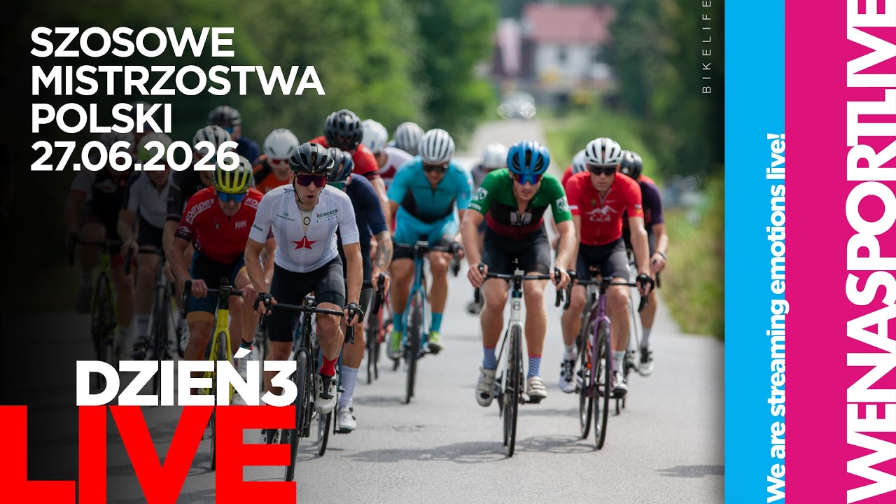 NA ŻYWO ELITA KOBIET / Szosowe Mistrzostwa Polski 27.06.2026 / ELITE WOMEN LIVE