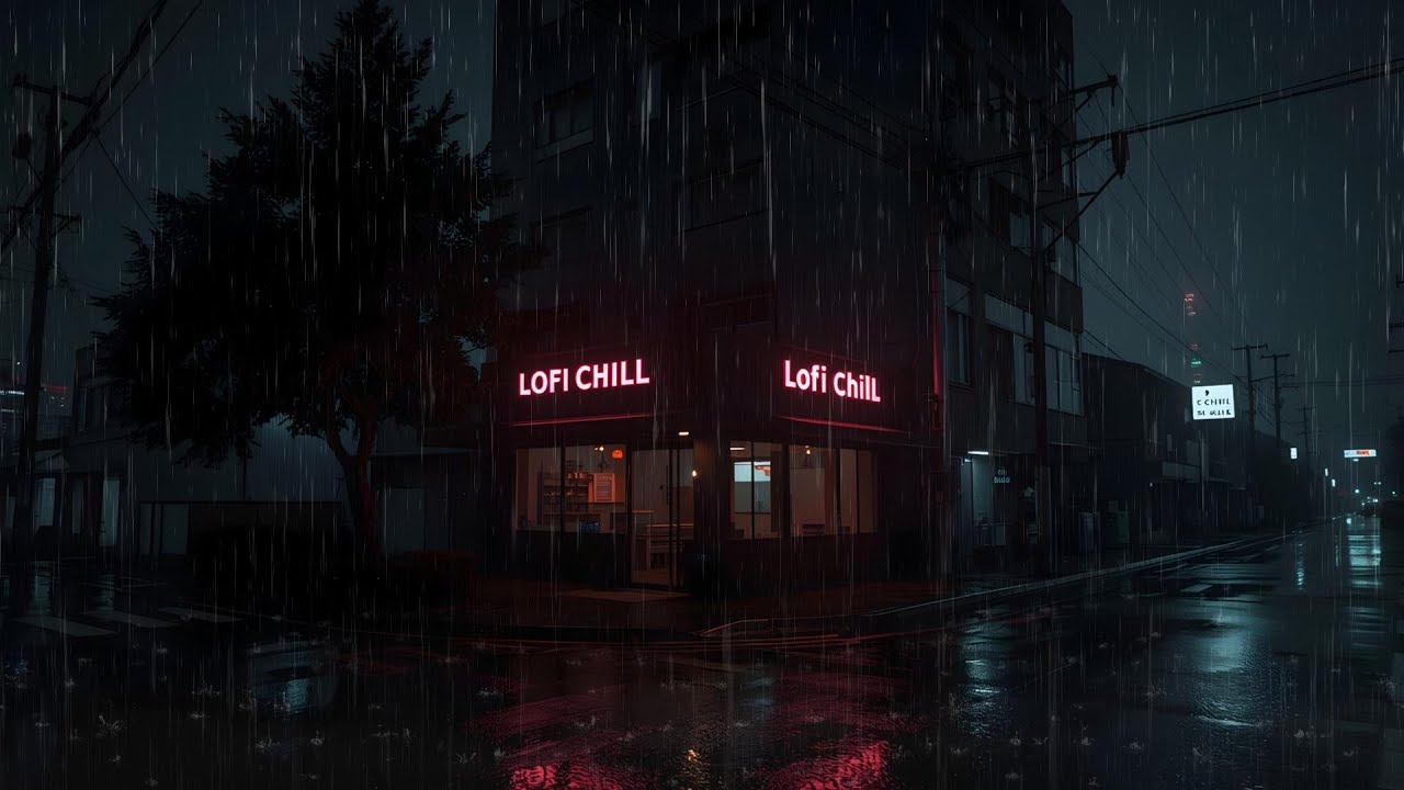 Midnight Rainy Anime 🌧️ Chill Lofi Music for Deep Sleep & Healing