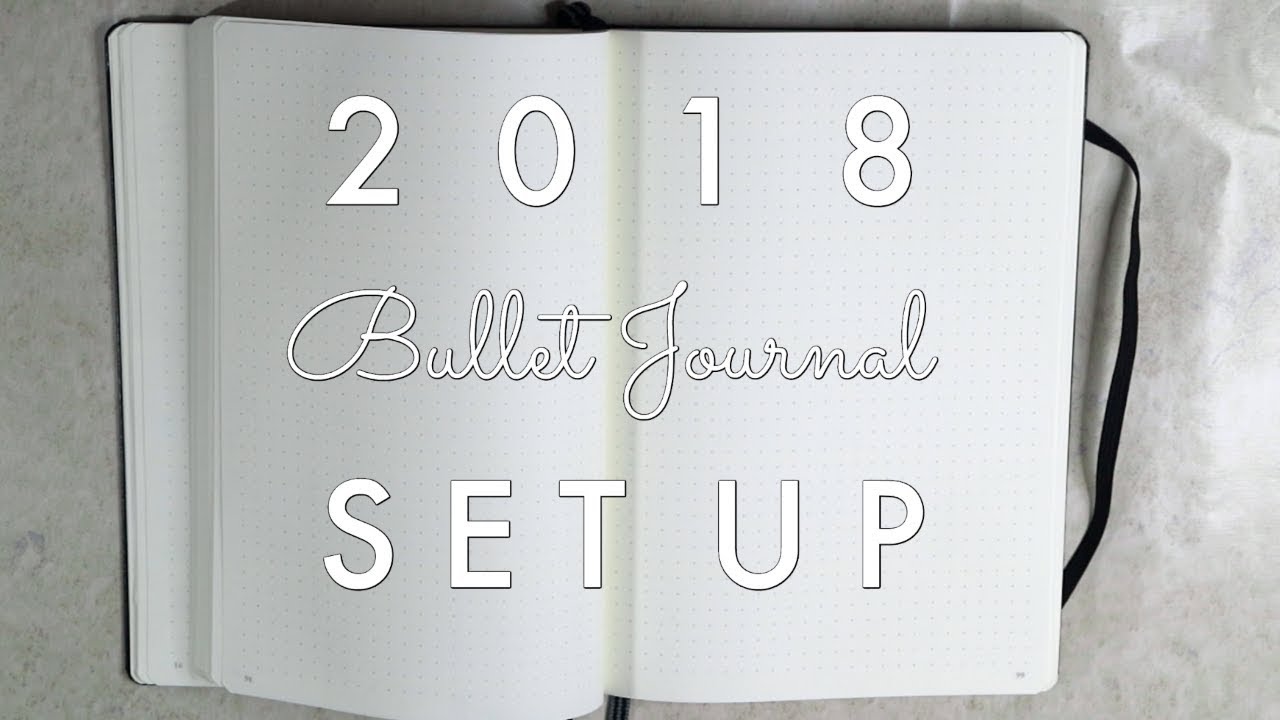 PLAN WITH ME | 2018 Bullet Journal Set Up