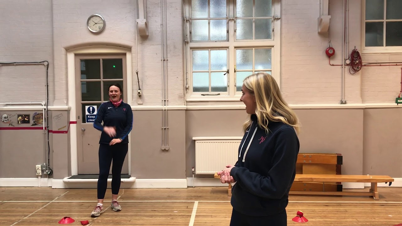 Reception PE lesson- Target practice