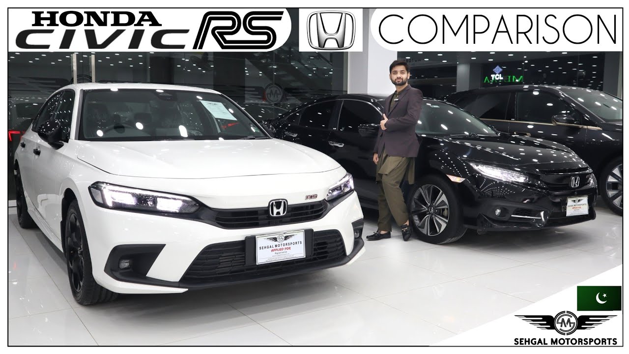 Honda Civic RS 2021 VS 2023. Detailed Comparison with Price by Sehgal Motorsports.