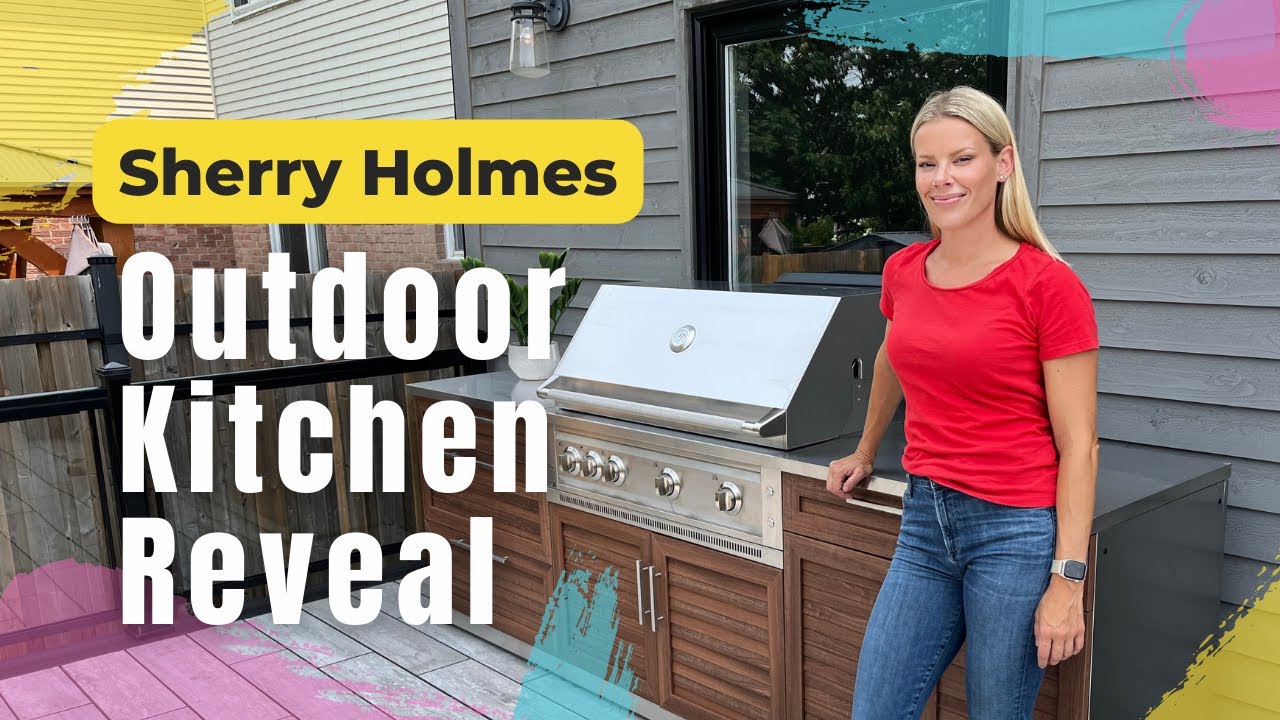 Sherry Holmes New Backyard Outdoor Kitchen