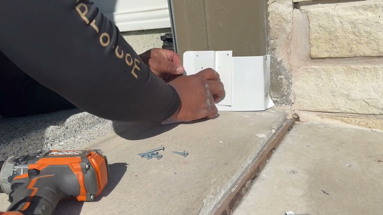 Rodent Proof Your Garage - Garage Lower Corner Pest Shield INSTALLATION