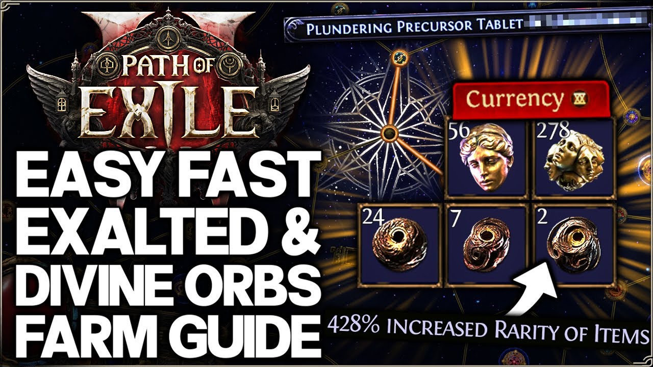 Path of Exile 2 - How to Get FAST EASY Divine, Exalted & Jeweller's Orbs - Best OP Farm Trick Guide!