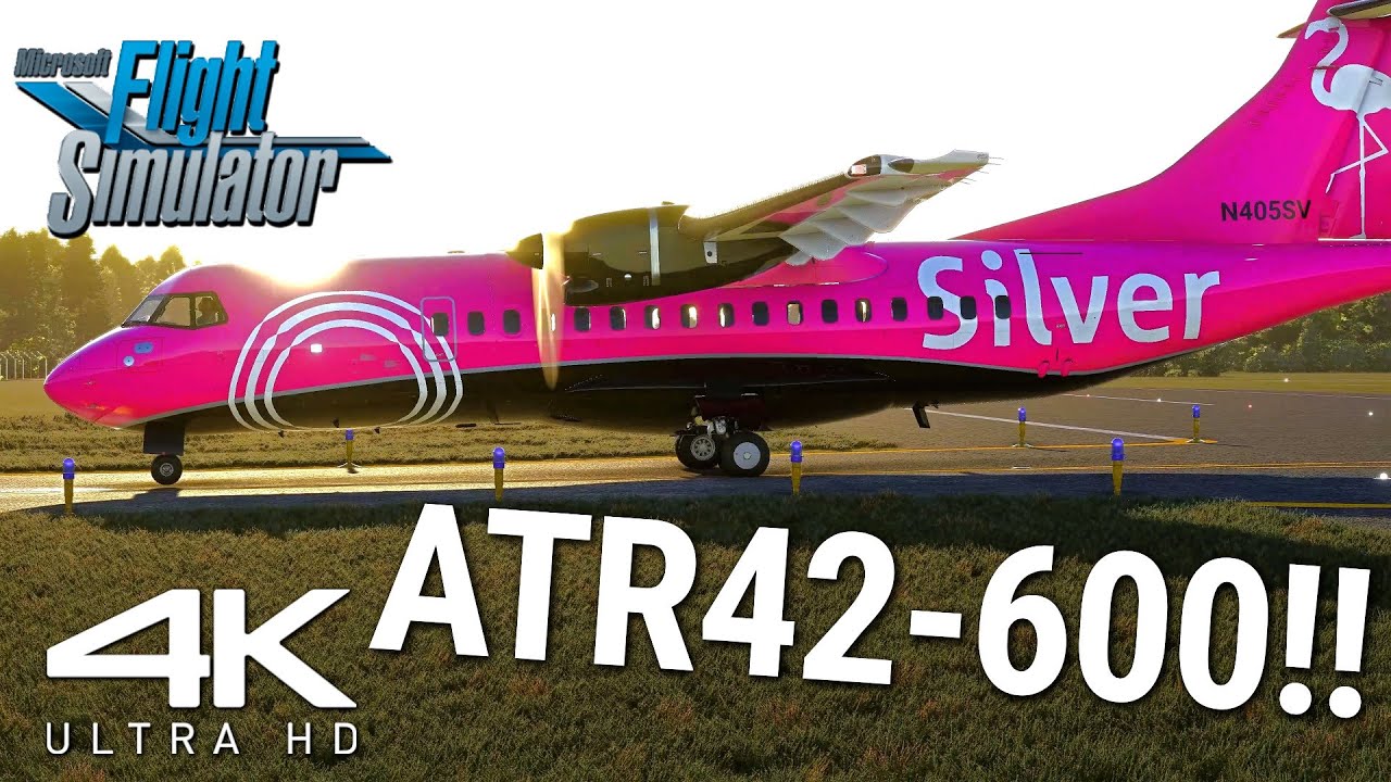 The BRAND NEW ATR42-600 In Microsoft Flight Simulator 2020! | 4K ULTRA GRAPHICS | Stord Landing
