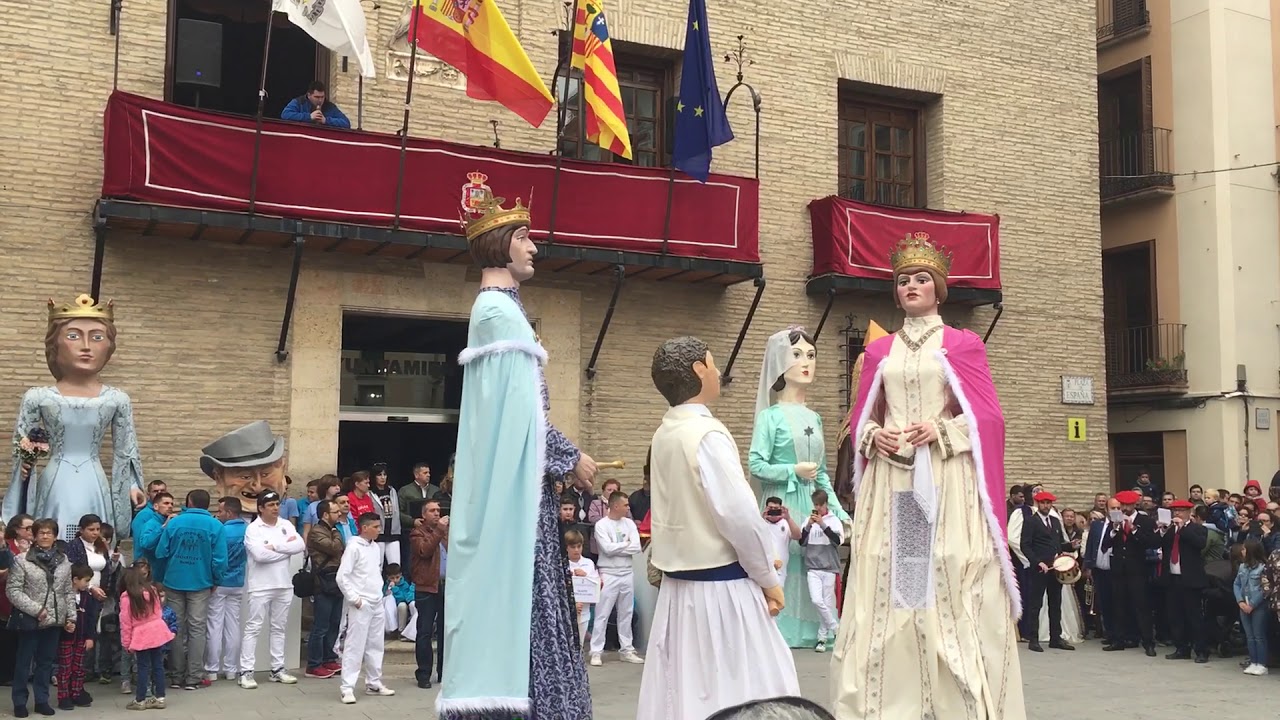 Jota gigantes de Cortes en Borja (Con caída)