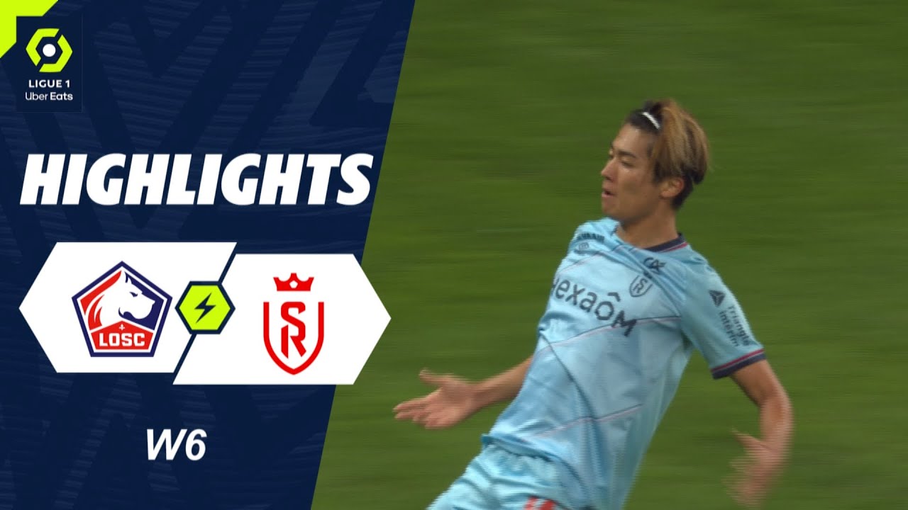 LOSC LILLE - STADE DE REIMS (1 - 2) - Highlights - (LOSC - SdR) / 2023-2024