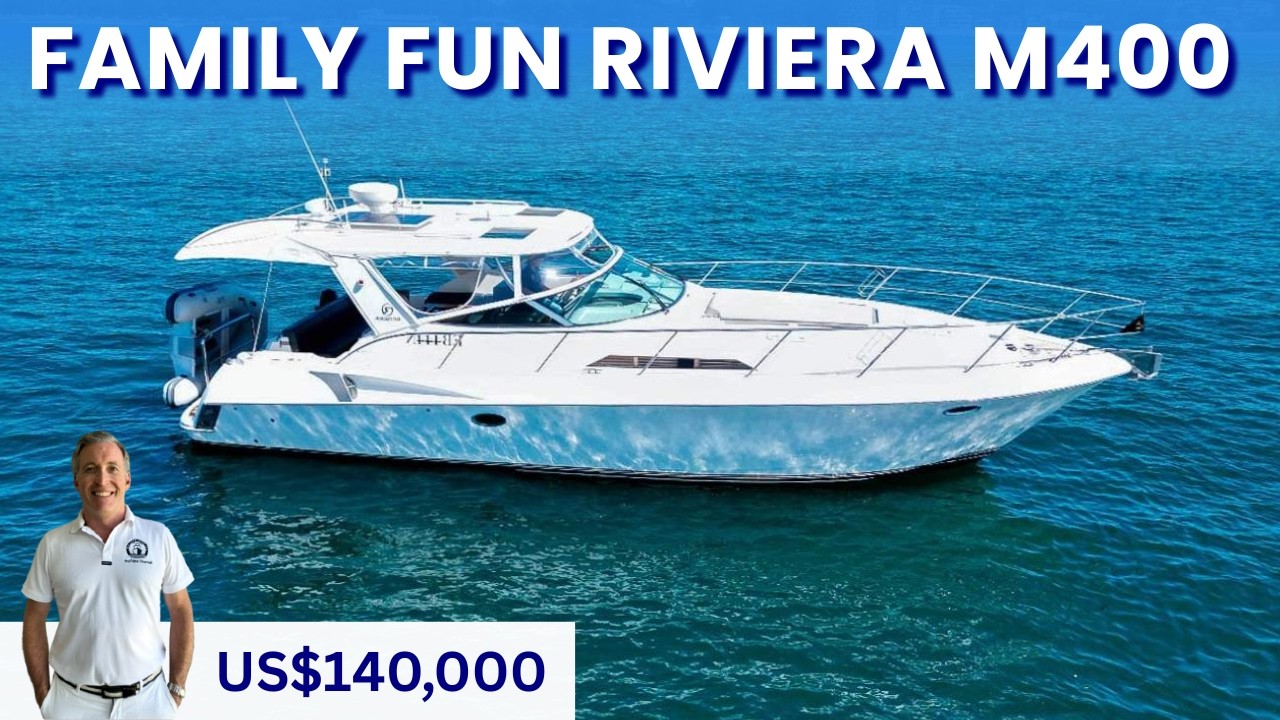 Яхта Riviera M400 Tour стоимостью 200 000 долларов.