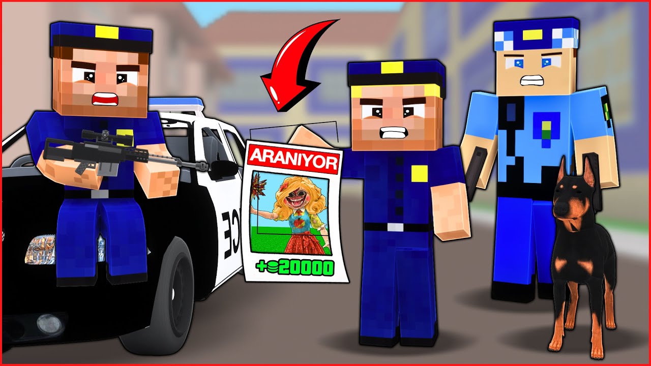KEREM KOMİSER VE POLİS ALİ VE EFEKAN KORKUN&Ccedil; BAKICIYI TUTUKLADI! 😱 -Minecraft