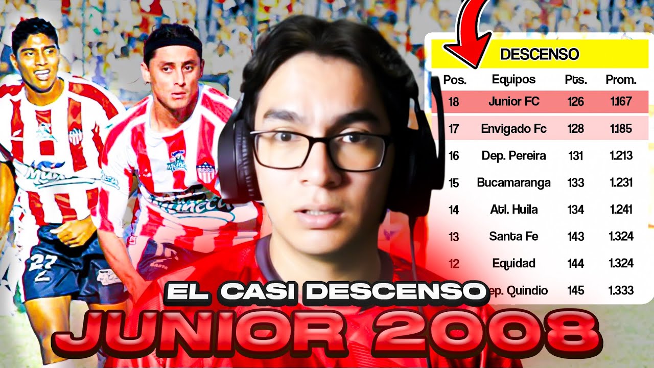 RECORDANDO LA PEOR ÉPOCA DE JUNIOR (2006-2008) REACCIÓN AL MILAGRO DEL 2008
