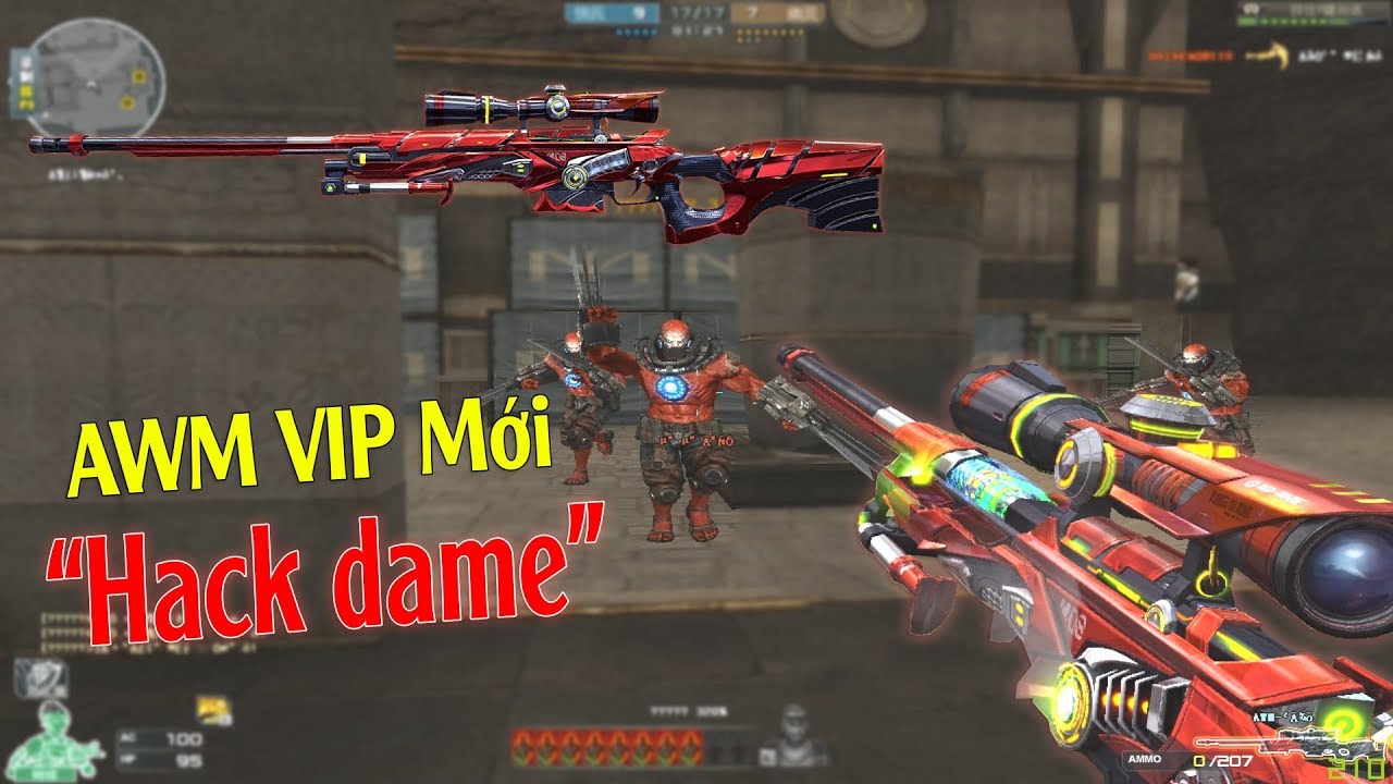 Hack Dame Uy Lực Như 3z Với AWM VIP|Red Frame Hawk Trong Zombie