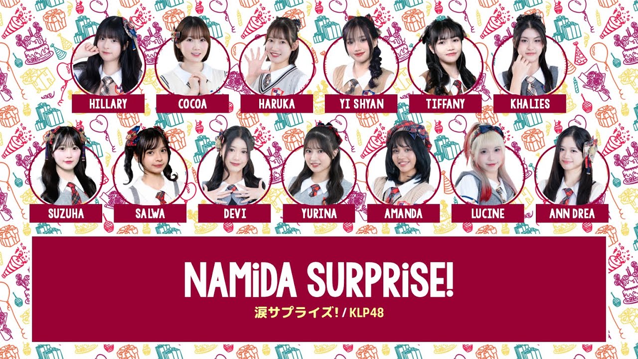KLP48 – Namida Surprise! (English ver.) [Color Coded Lyrics EN + JP/RM/EN]
