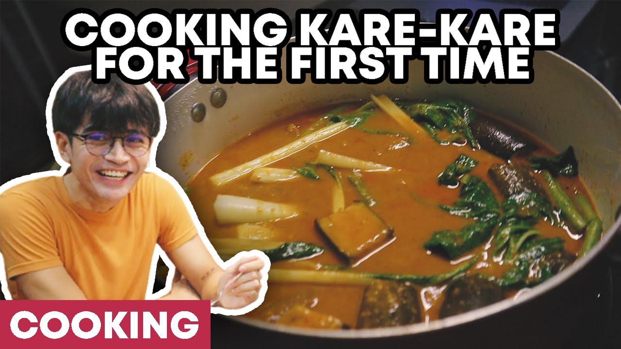 COOKING KARE-KARE FOR THE FIRST TIME