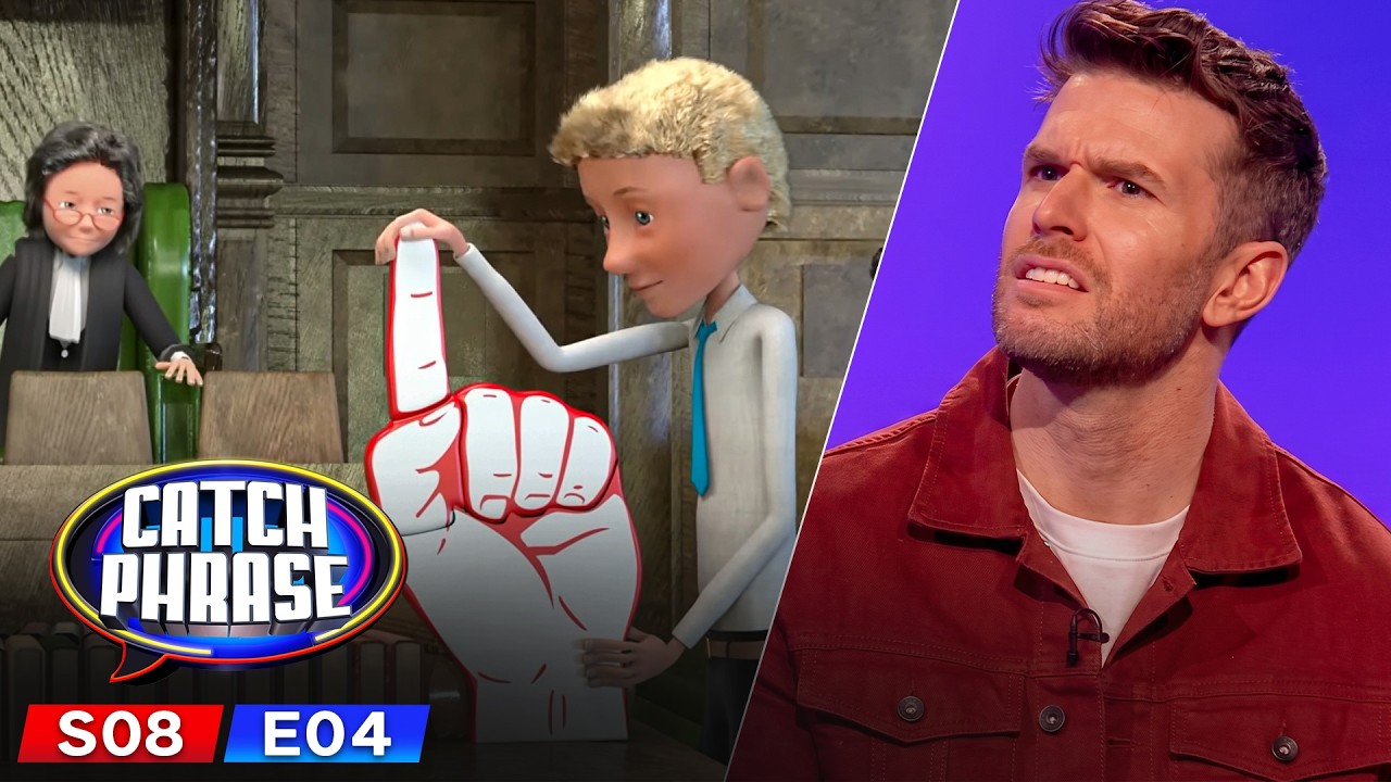 Sarah Millican & Vernon Kay Teamed Up To STOP Him! | Catchphrase Season 8 Episode 4