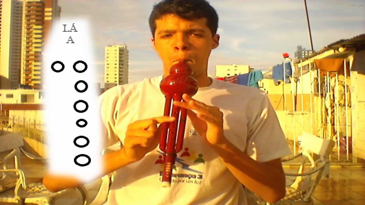 Achando as notas na Flauta Hulusi (C)