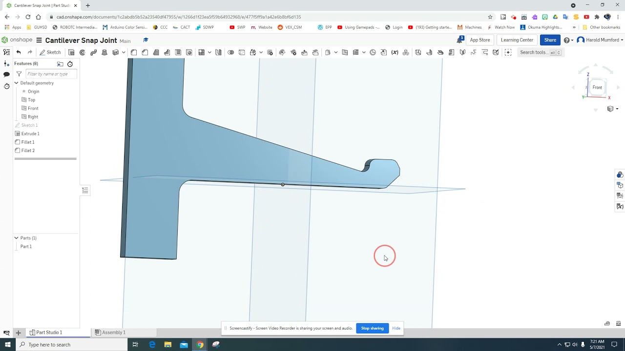 Cantilever Snap Fit