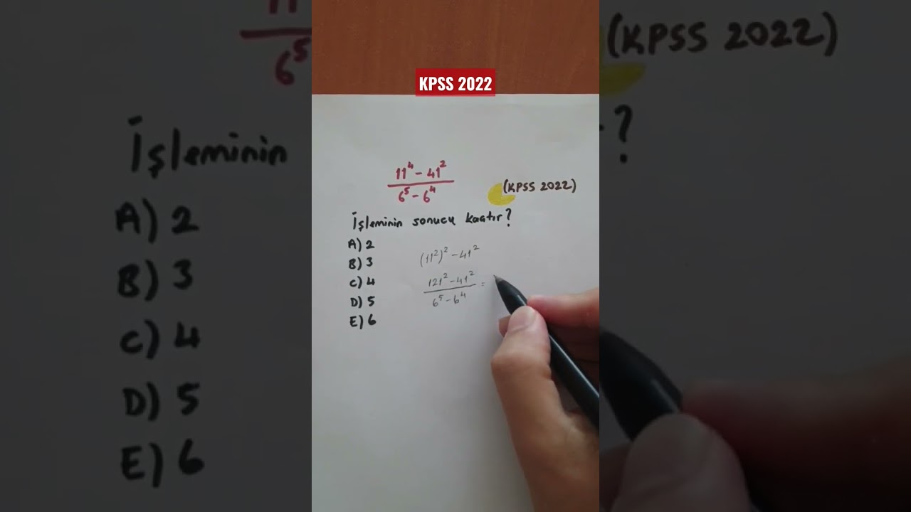 KPSS 2022 &Uuml;sl&uuml; sayı sorusu❤️&zwj;🔥 #kpss #kpss2022 #kpssmatematik #kpsssoru&ccedil;&ouml;z&uuml;mleri #matematik #shorts