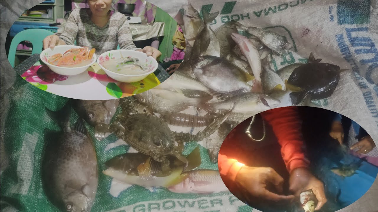 Nakarami ng huli sa panglalambat kasama si Kananay Mercy