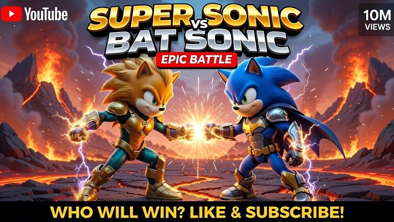 Win or Fall | Sonic vs Sonic City Battle ⚡🏙️ | Fighting funny...