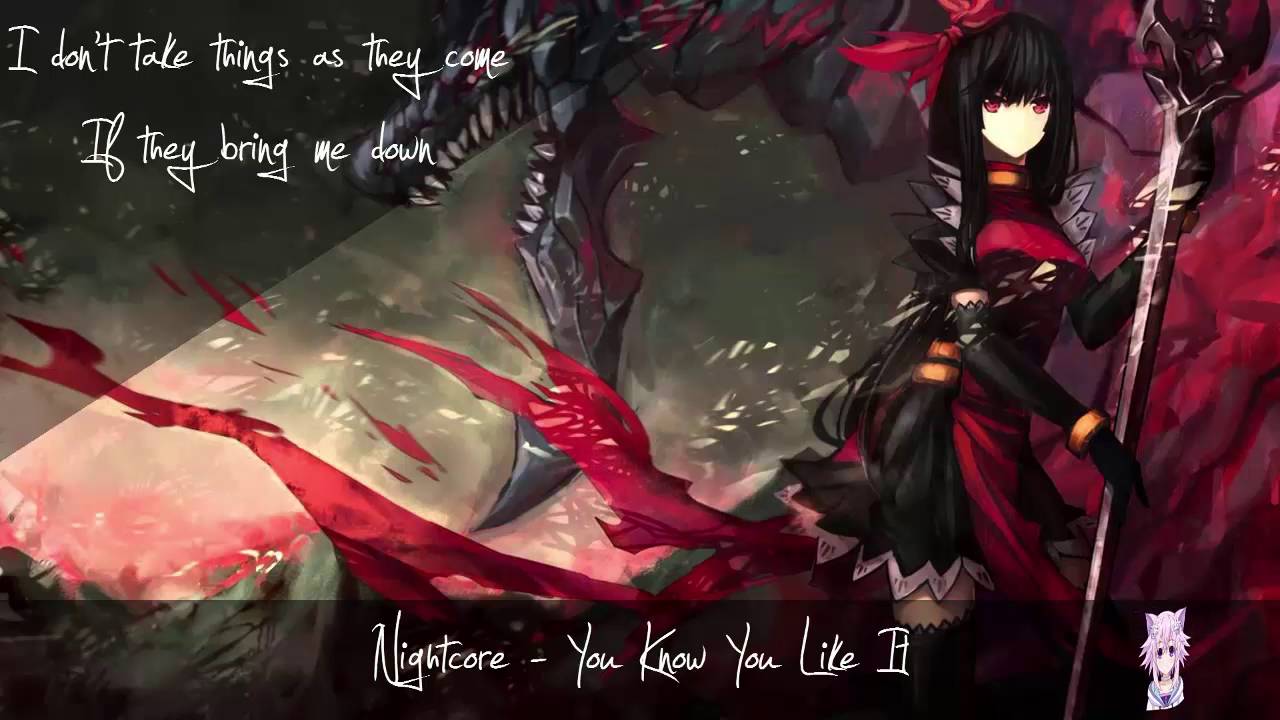 Nightcore - You Know You Like It [With Lyrics]