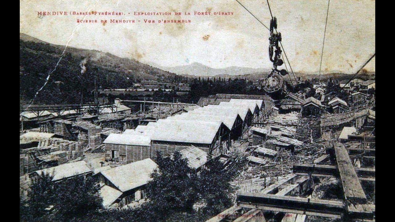 La scierie de Mendive et la forêt d'Iraty