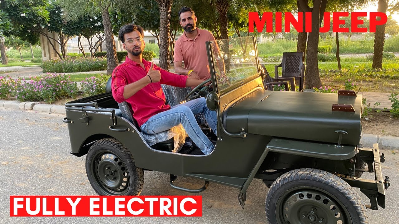 Mini Electric Willy Jeep in India | Bike Ke Price Main off Roading Jeep