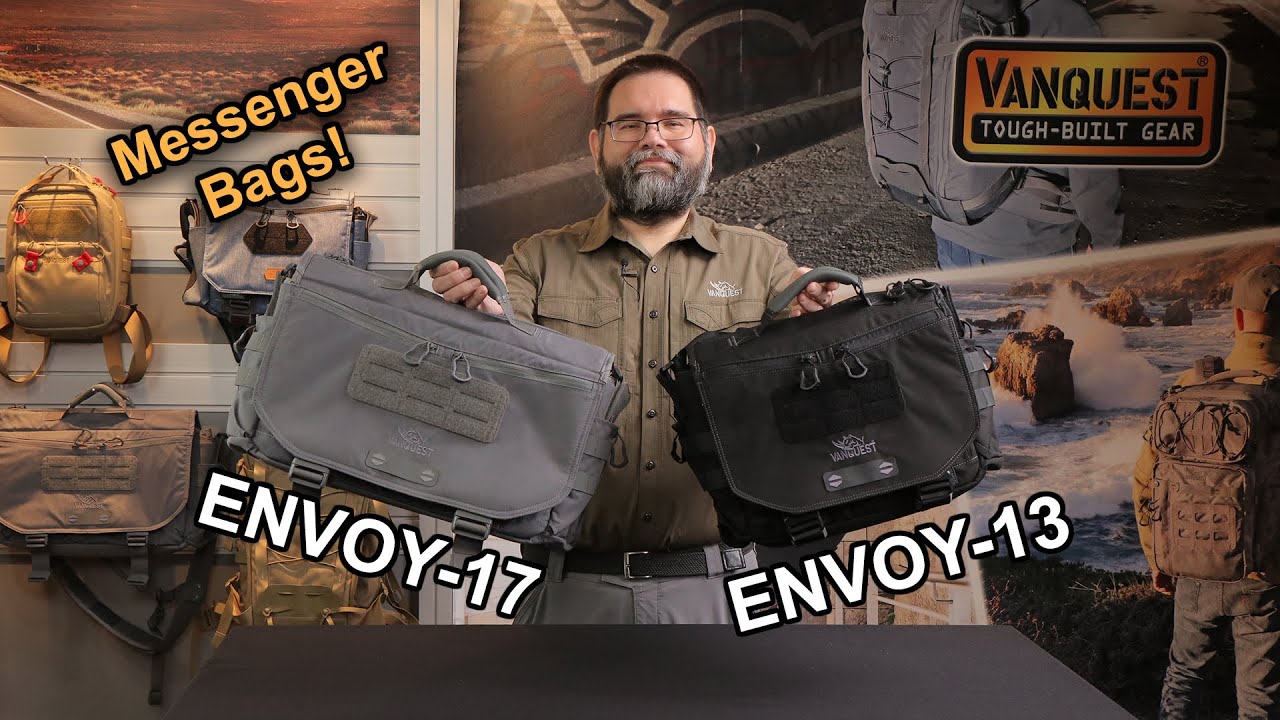 VANQUEST: ENVOY-13 & ENVOY-17! Messenger Bags Done RIGHT!
