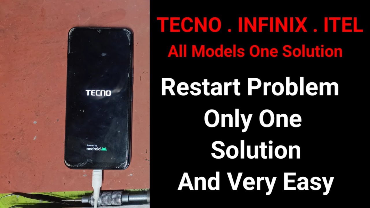 Tecno itel Infinix All models restart problem only one solution Auto restart problem solution