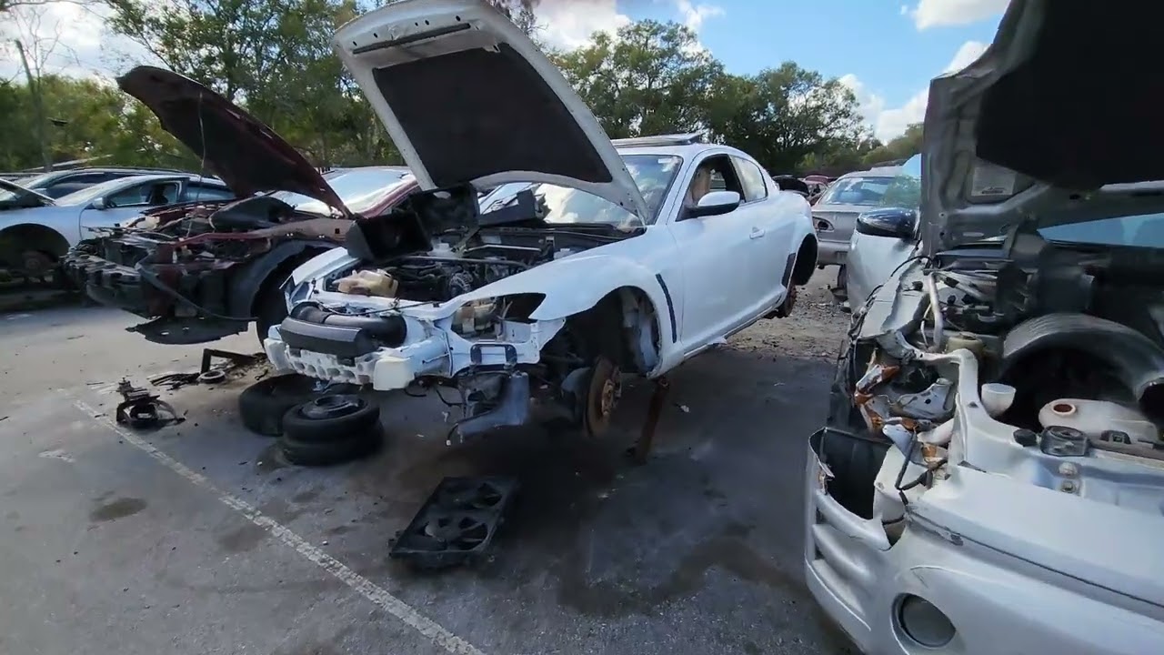 Junkyard searching for Mazda parts!