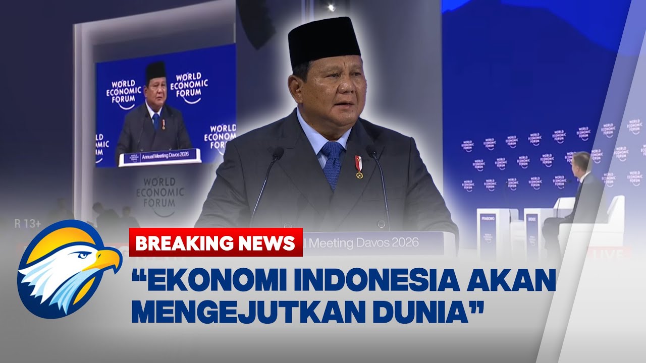 [FULL] PIDATO PERDANA PRESIDEN PRABOWO DI WORLD ECONOMIC FORUM DAVOS 2026