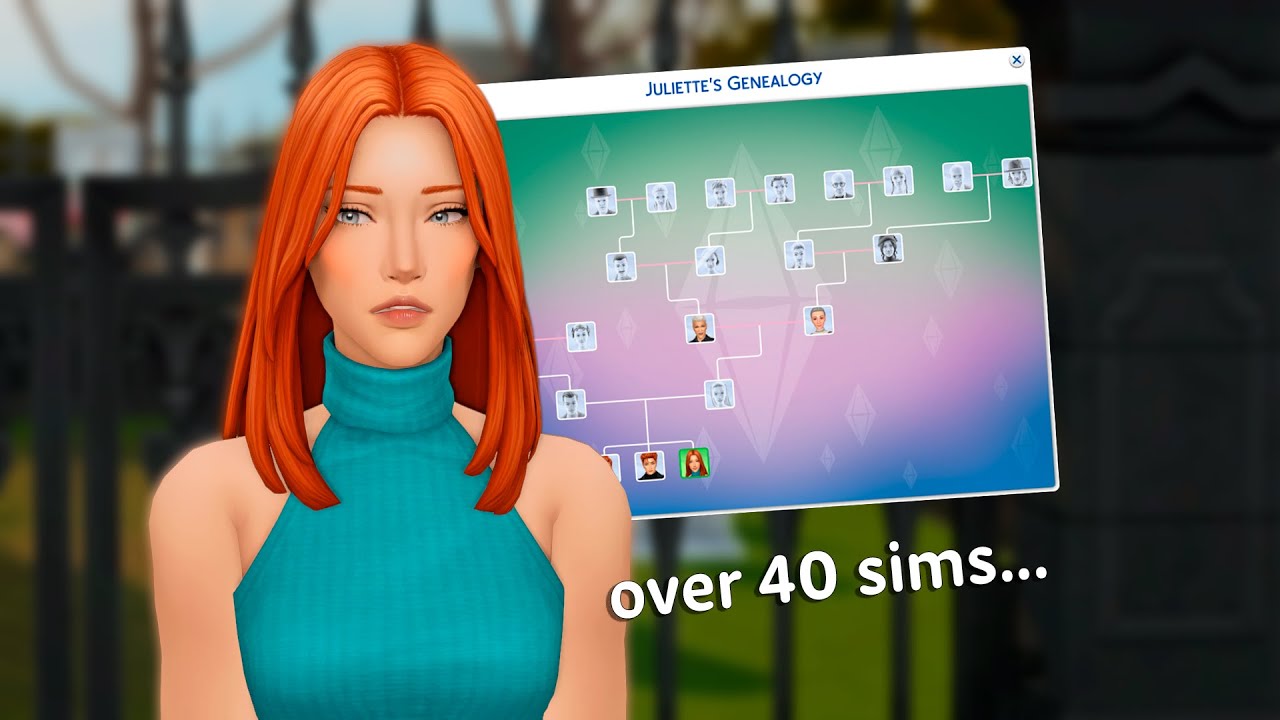 i recreated the biggest family in sims history l capp family lore