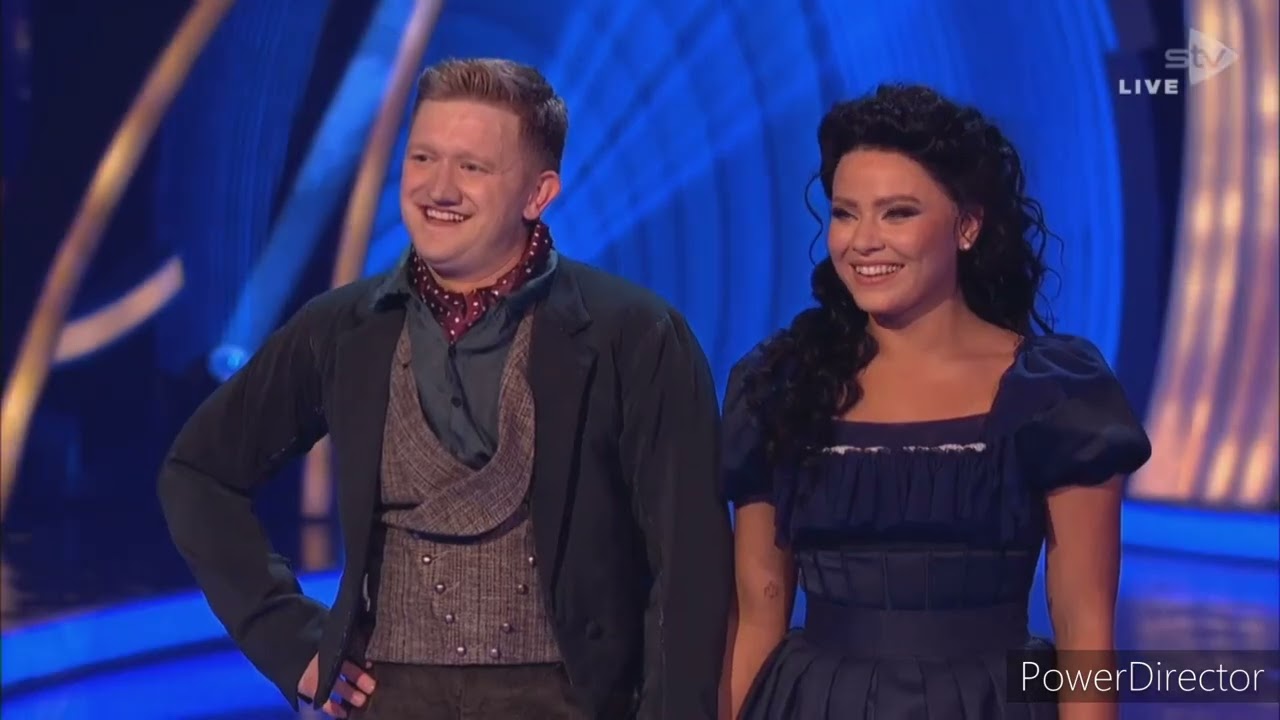 Sam Aston and Molly Lanaghan skating in Dancing On Ice (Musical Week) (23/2/25)