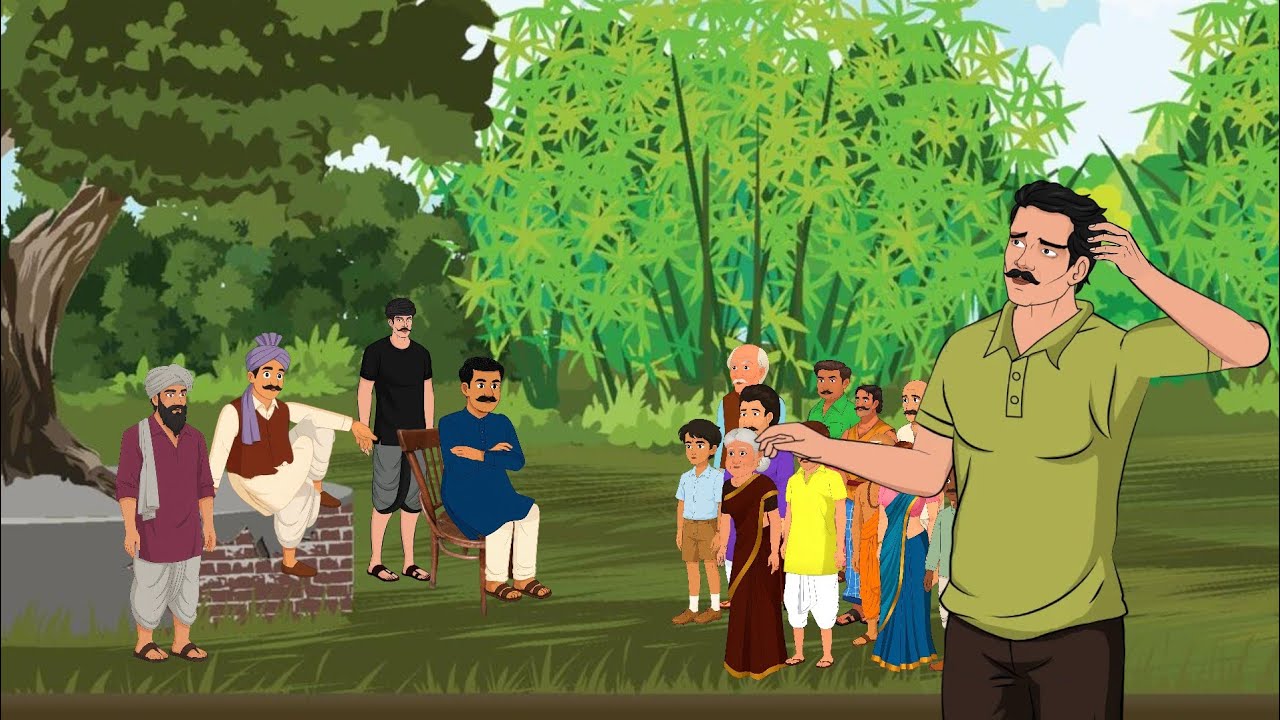 👉 “सच बोलना बना जुर्म! 😱 | उल्टा नियम वाला गांव | Hindi Animation Story”