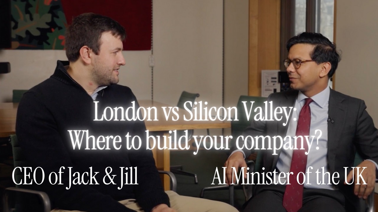 The future of Tech, Talent & Start-Ups: A Conversation with the AI Minister of the UK