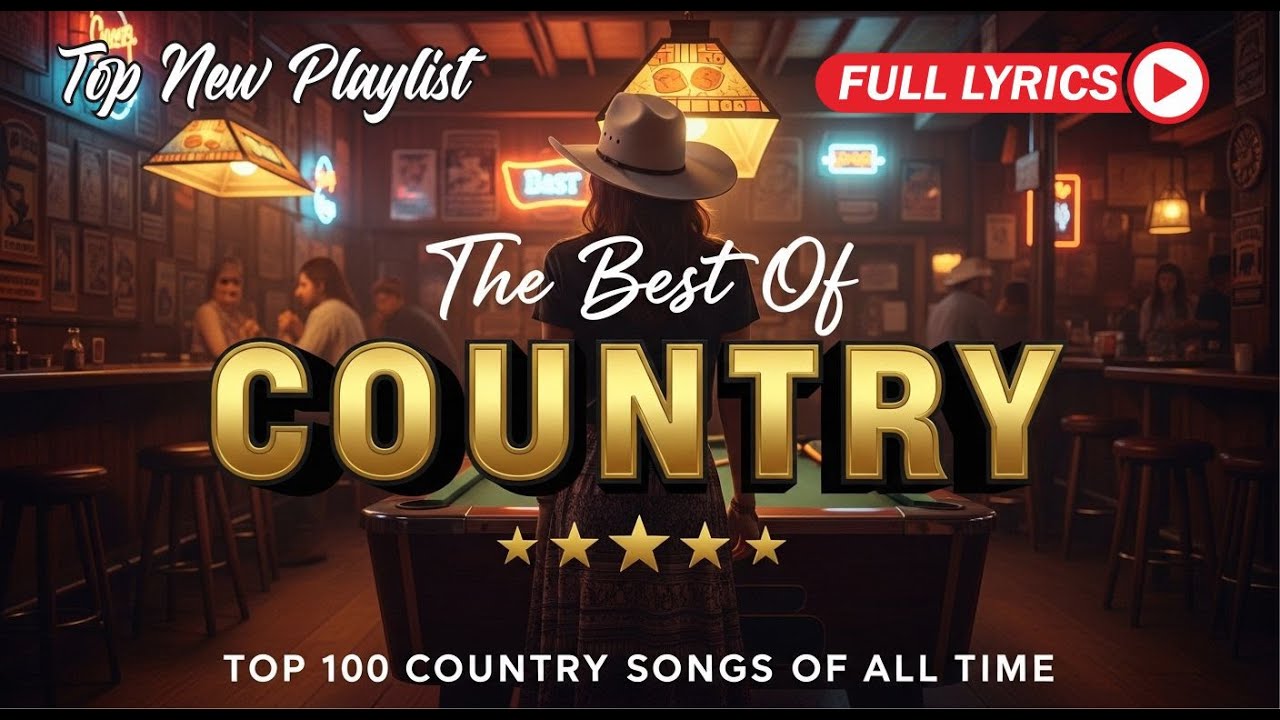 Calm Country Playlist for Relax Work Pop Ballad Study Coffee With Lyrics