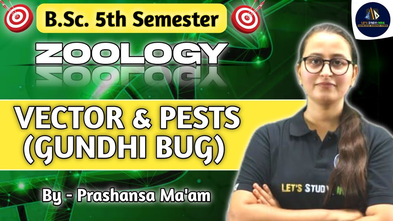 Vector & Pests (Gundhi Bug) | B.Sc. Zoology 5th Semester | Paper-1st | Unit-6 | NEP-2020