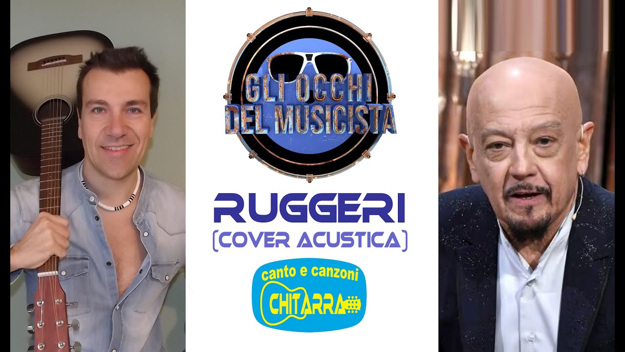 Gli occhi del musicista RUGGERI Cover chitarra acustica www.sergioestefy.it