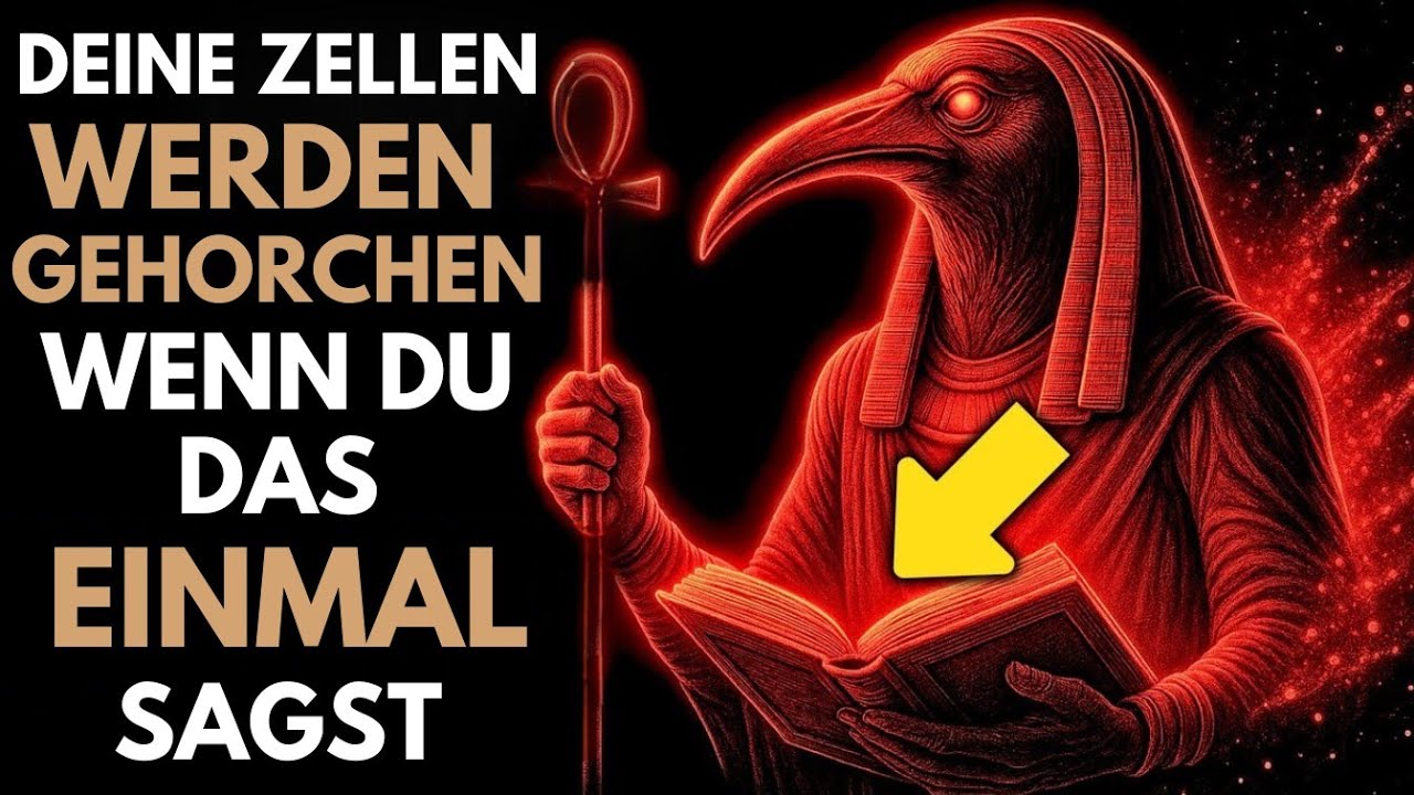 THOTH'S VERBOTENES GRIMOIRE: Deine Zellen GEHORCHTEN dem HEILIGEN Wort (Sag es NUR EINMAL)