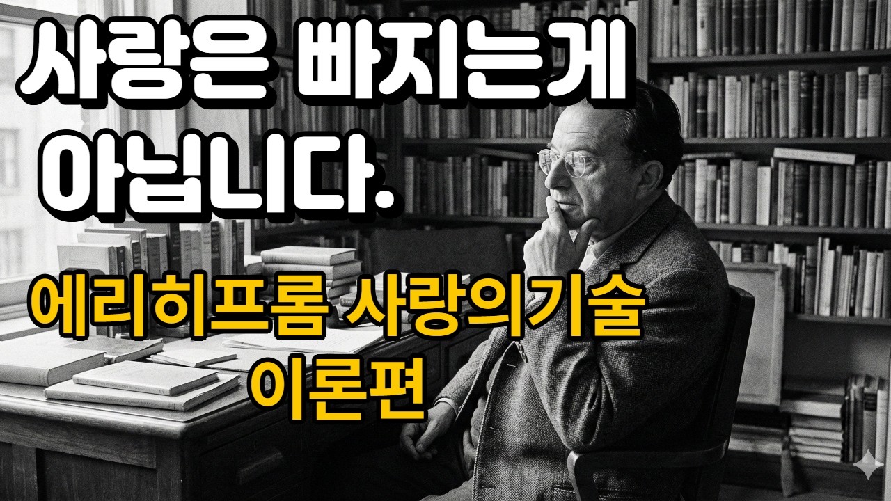 에리히 프롬 사랑의기술 이론편 (사랑은 배워야 할 기술이다)