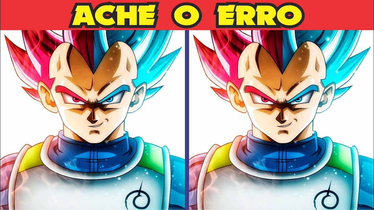 Encontre os 7 erros no Dragon Ball | Jogo Dos 7 Erros em Dragon Ball Super 2 | Mega Quiz
