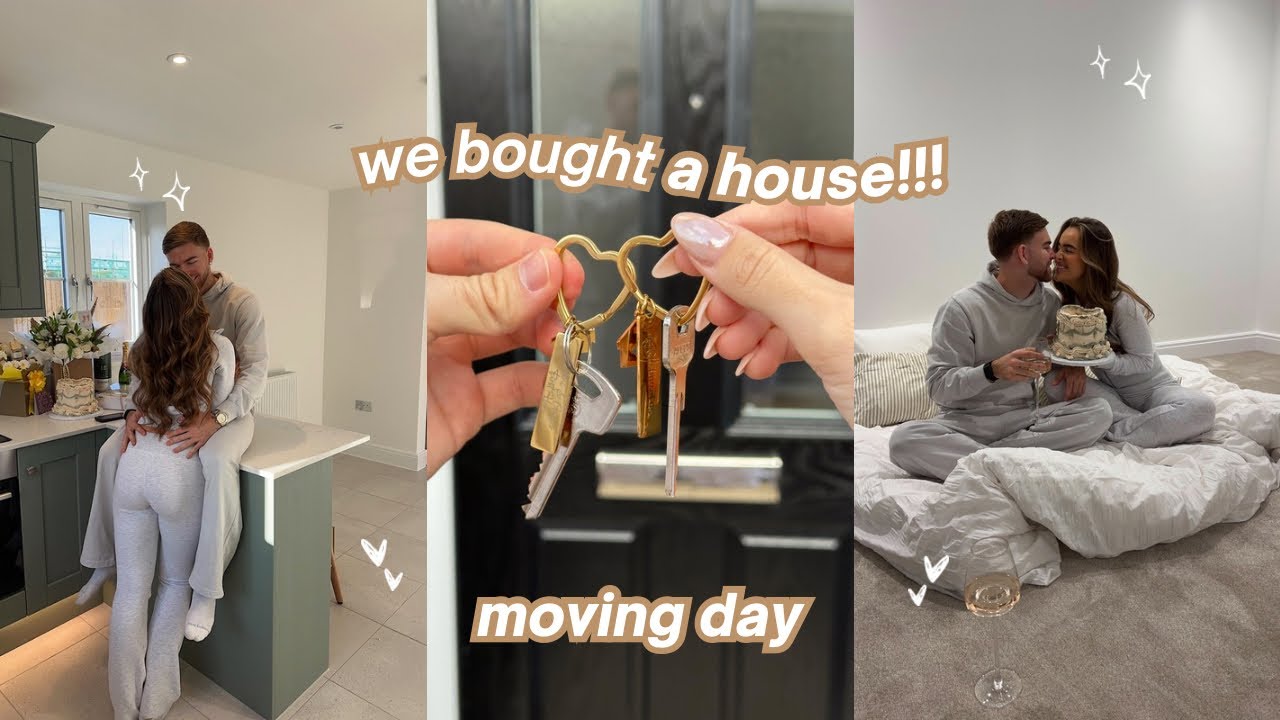 WE BOUGHT A HOUSE🏠 Spend moving day with us! 